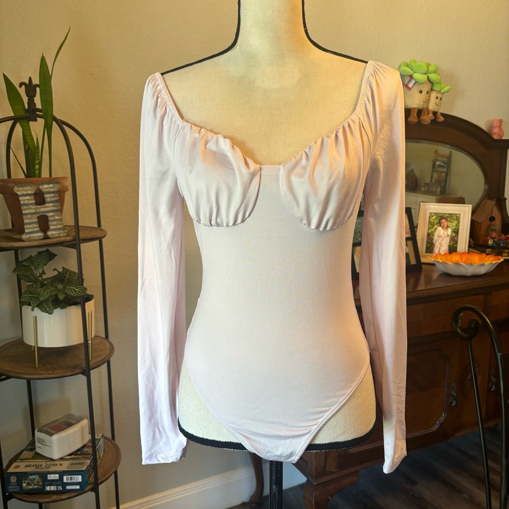Pink Long Sleeve Bodysuit